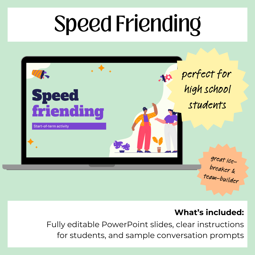 Speed Friending Classroom Activity