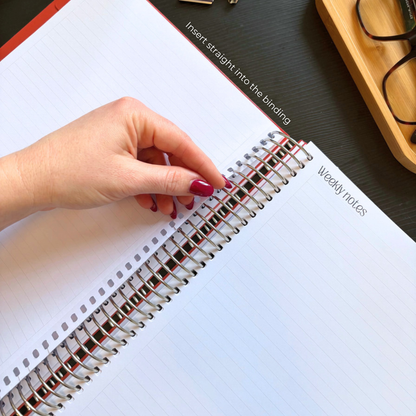 2027 A4 Additional Page Pack - Notes