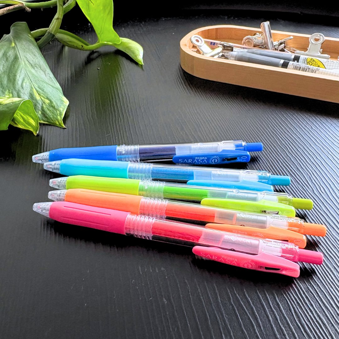 Zebra Coloured Pens in 0.5mm (set of 5)