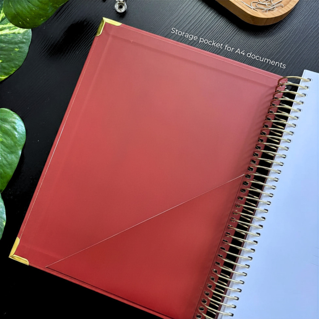 2027 Base Teacher Planner in Terracotta Theory