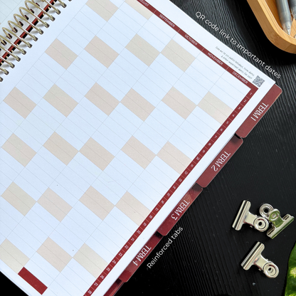2027 Base Teacher Planner in Terracotta Theory