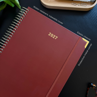 2027 Base Teacher Planner in Terracotta Theory