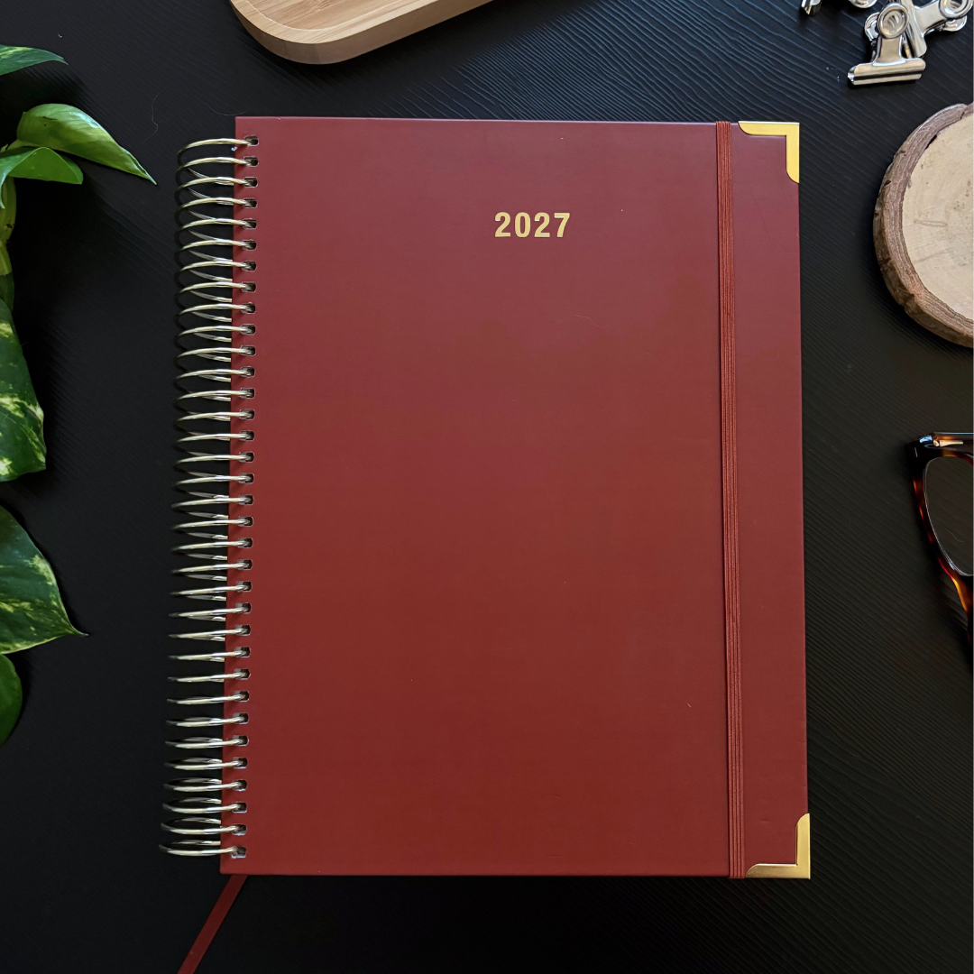 2027 Base Teacher Planner in Terracotta Theory
